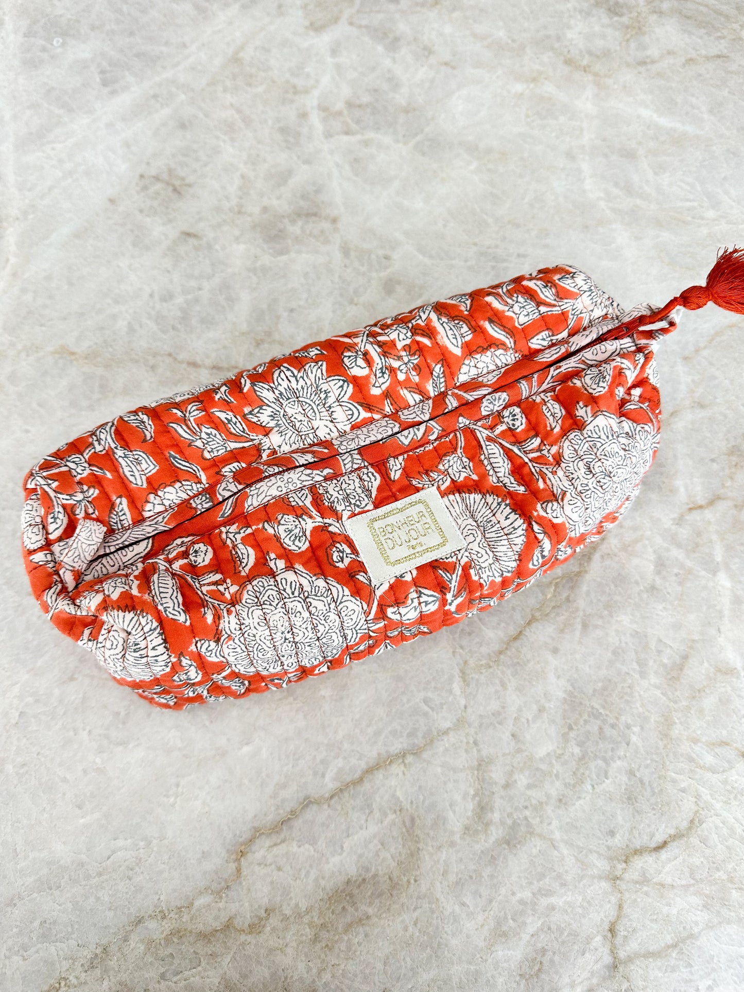 Pouch large - coral red