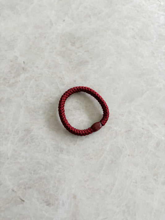 Haarelastiek - bordeauxrood