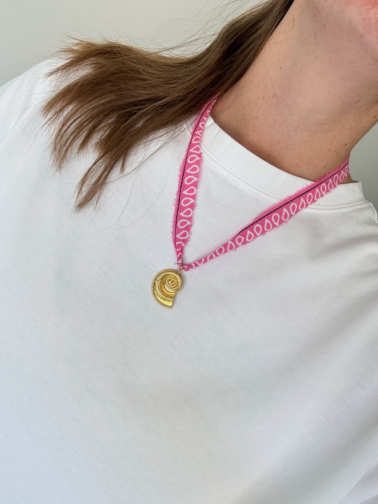Bandana halsketting - roze