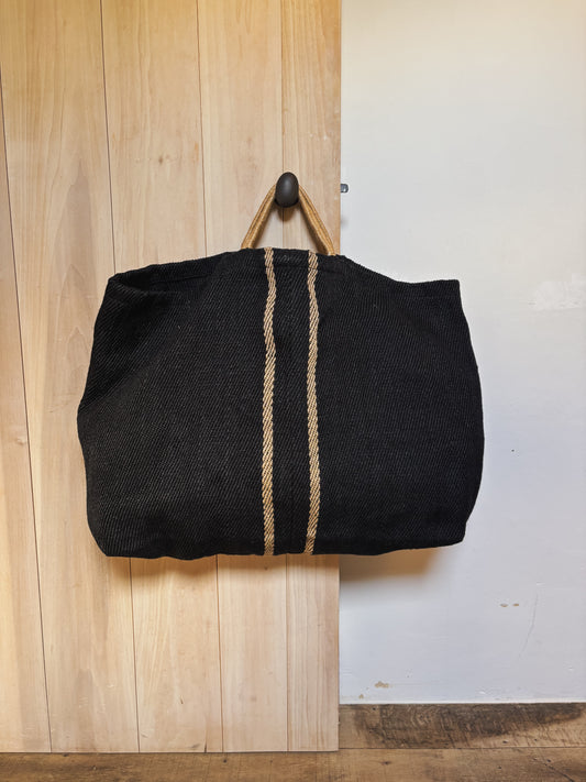 Jute bag black