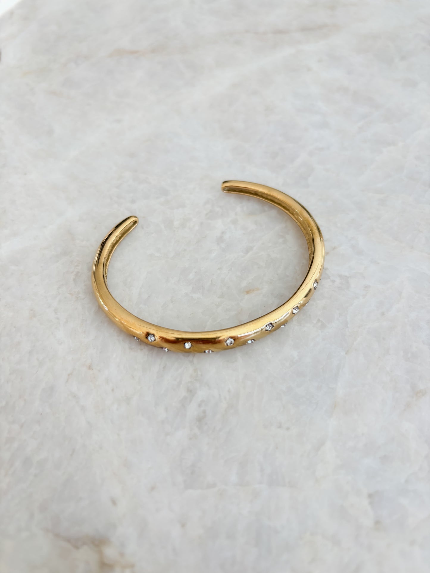 Glitter bangle bracelet