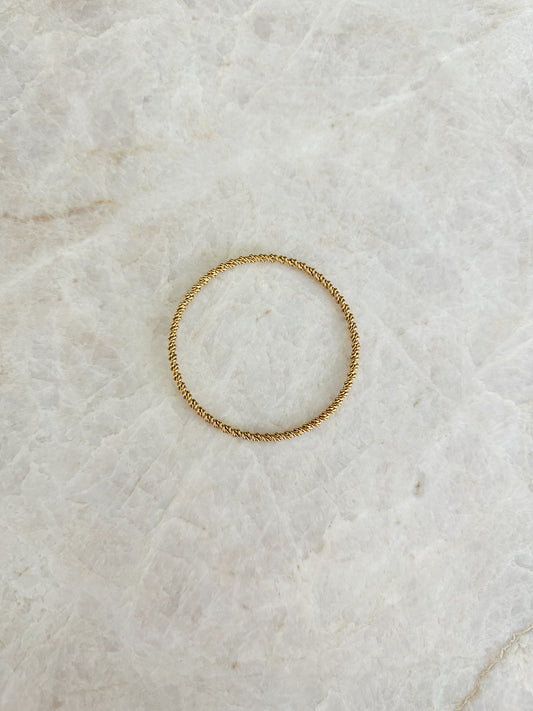 Let’s twist bracelet - gold