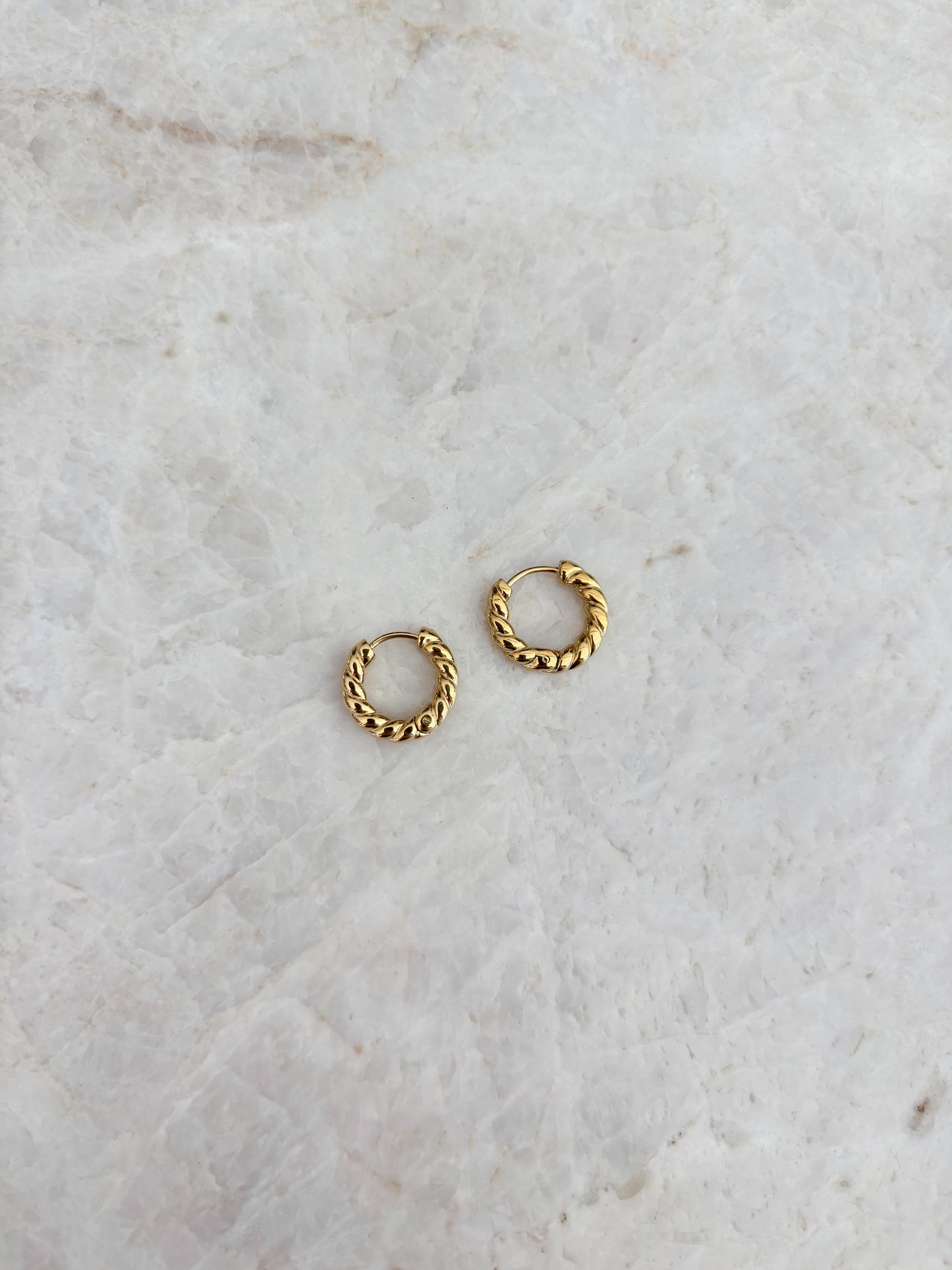 Bold twist hoops