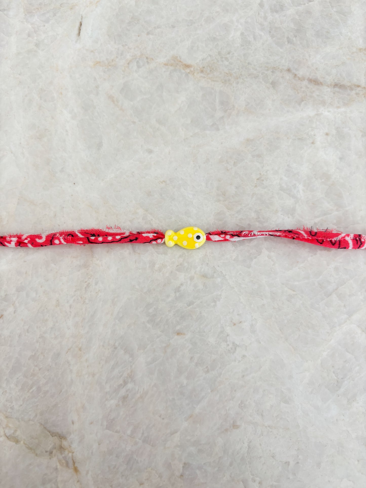 Fish bracelet - yellow