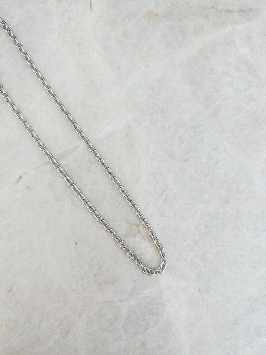 Chunky necklace - silver