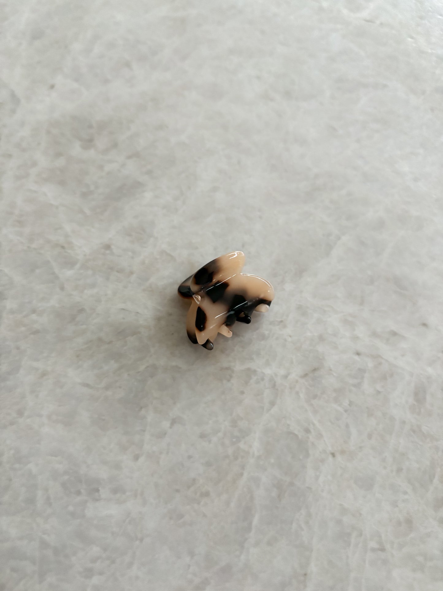 Mini hairclip - beige