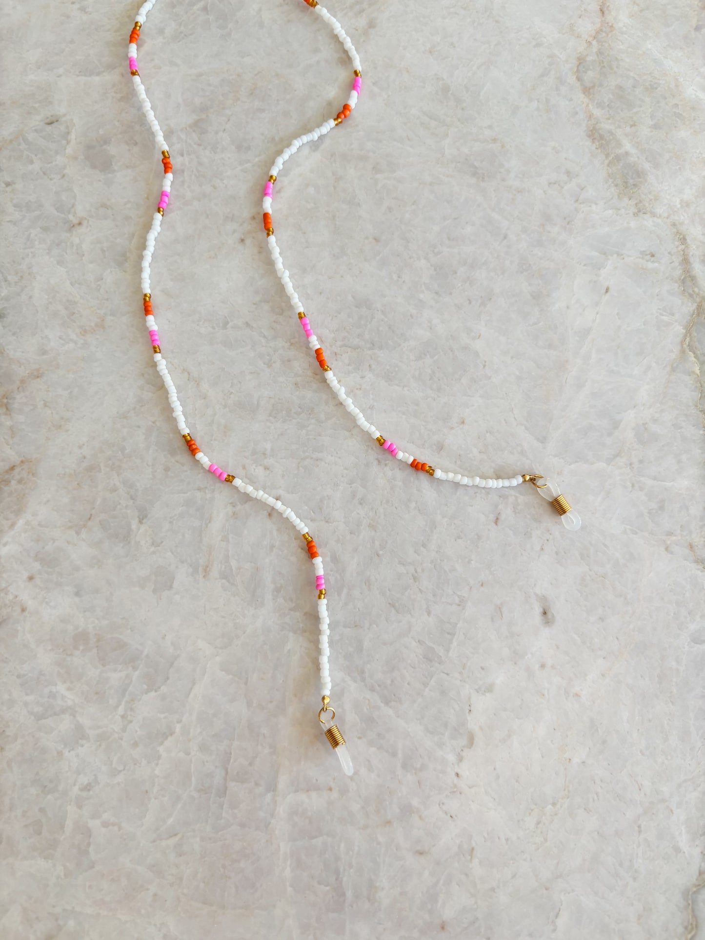 Brillenketting - wit