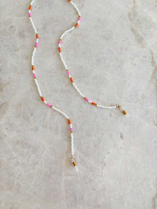 Brillenketting - wit