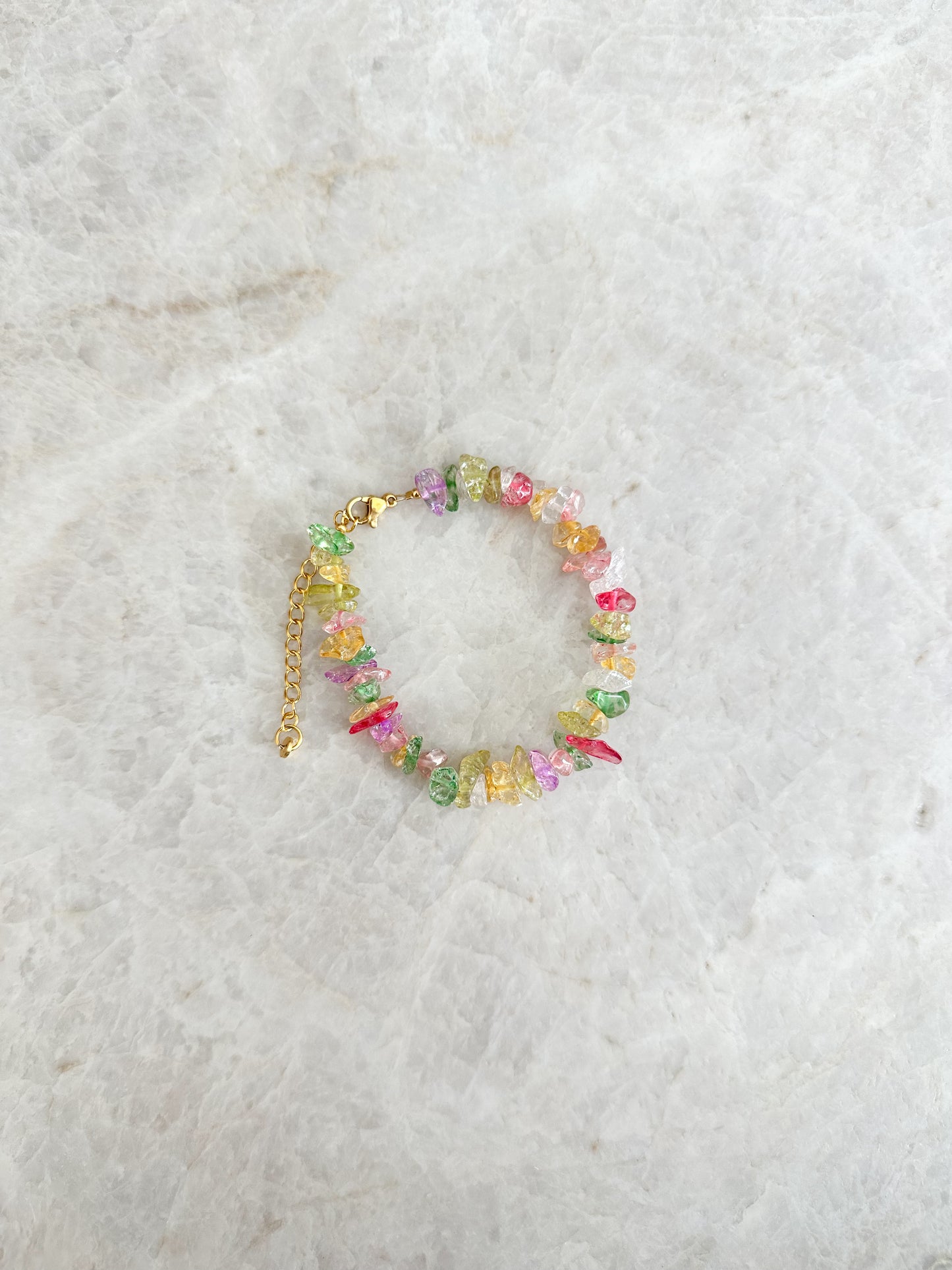 Joe armband - mix glas