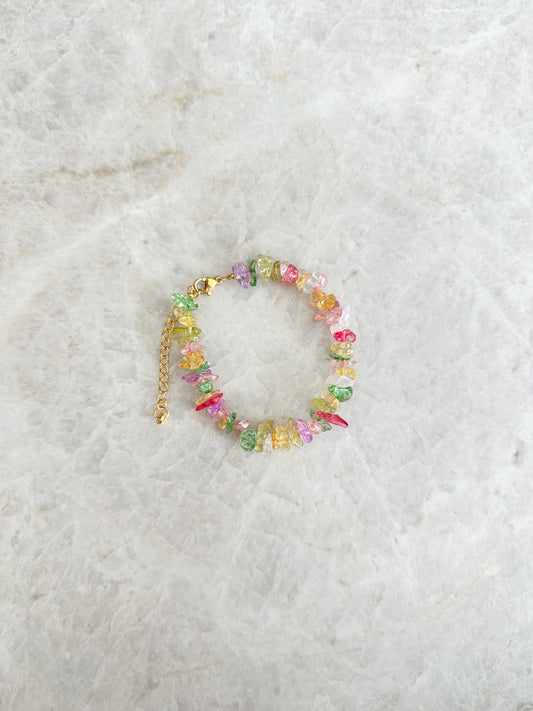 Joe armband - mix glas