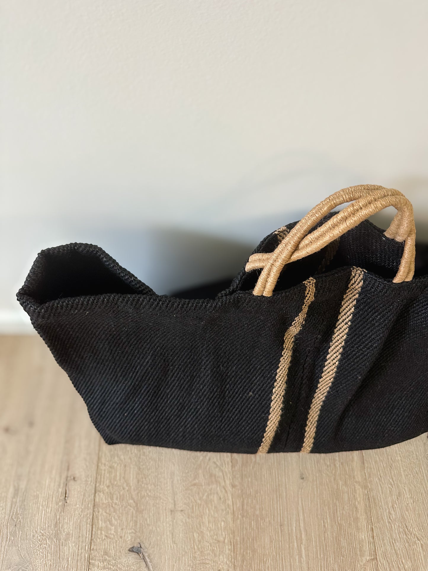 Jute bag black