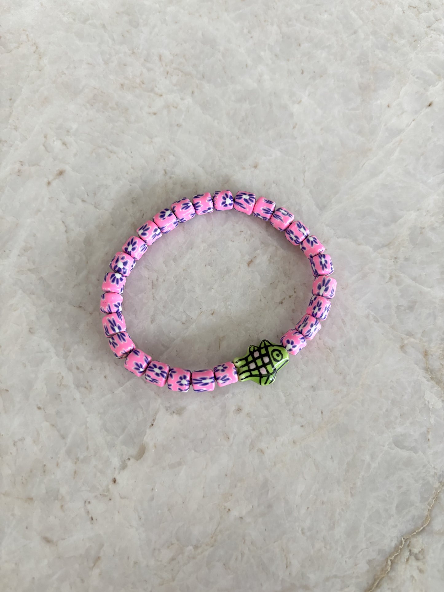 Fish bracelet - pink
