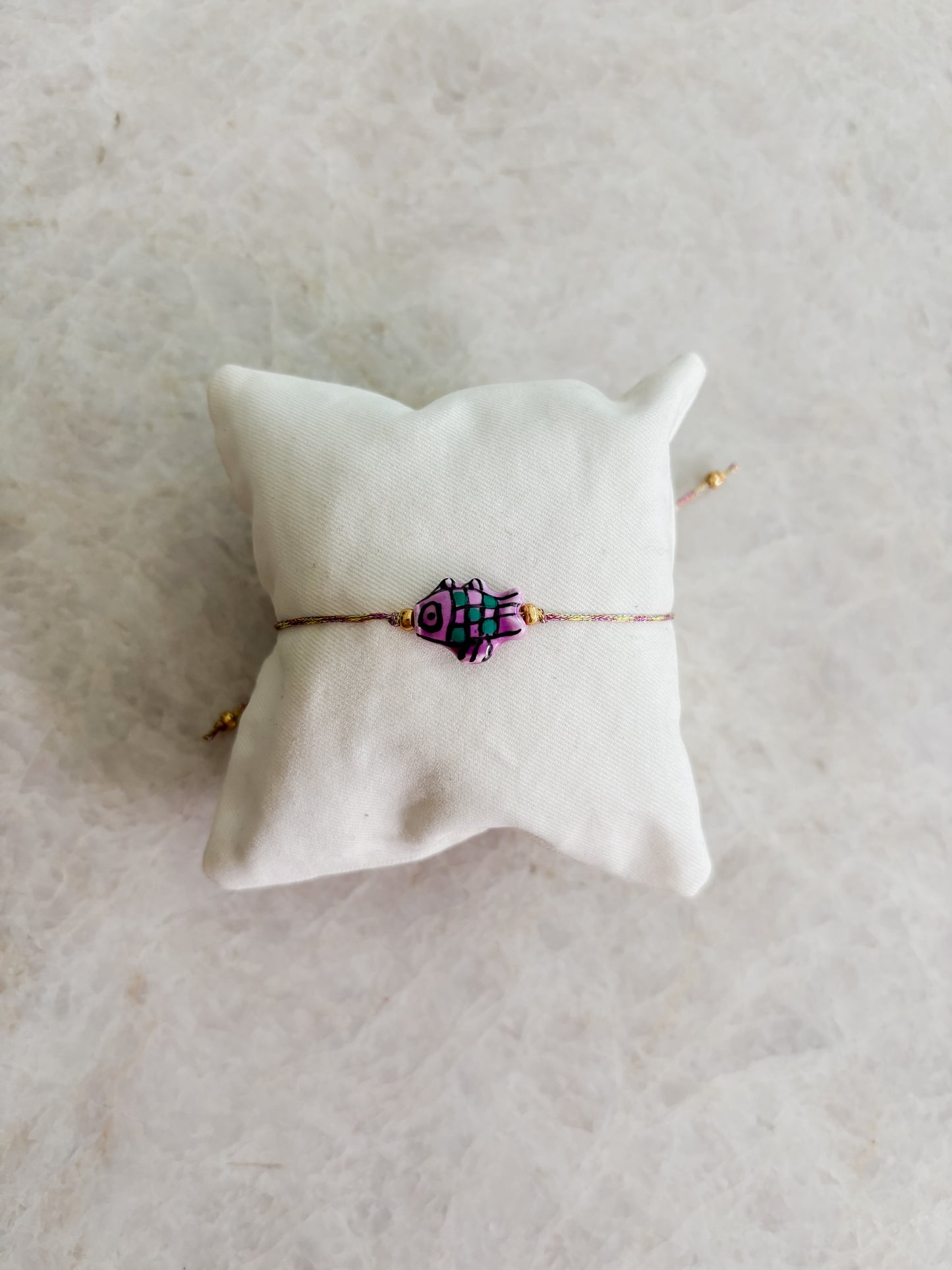 Fish bracelet - purple