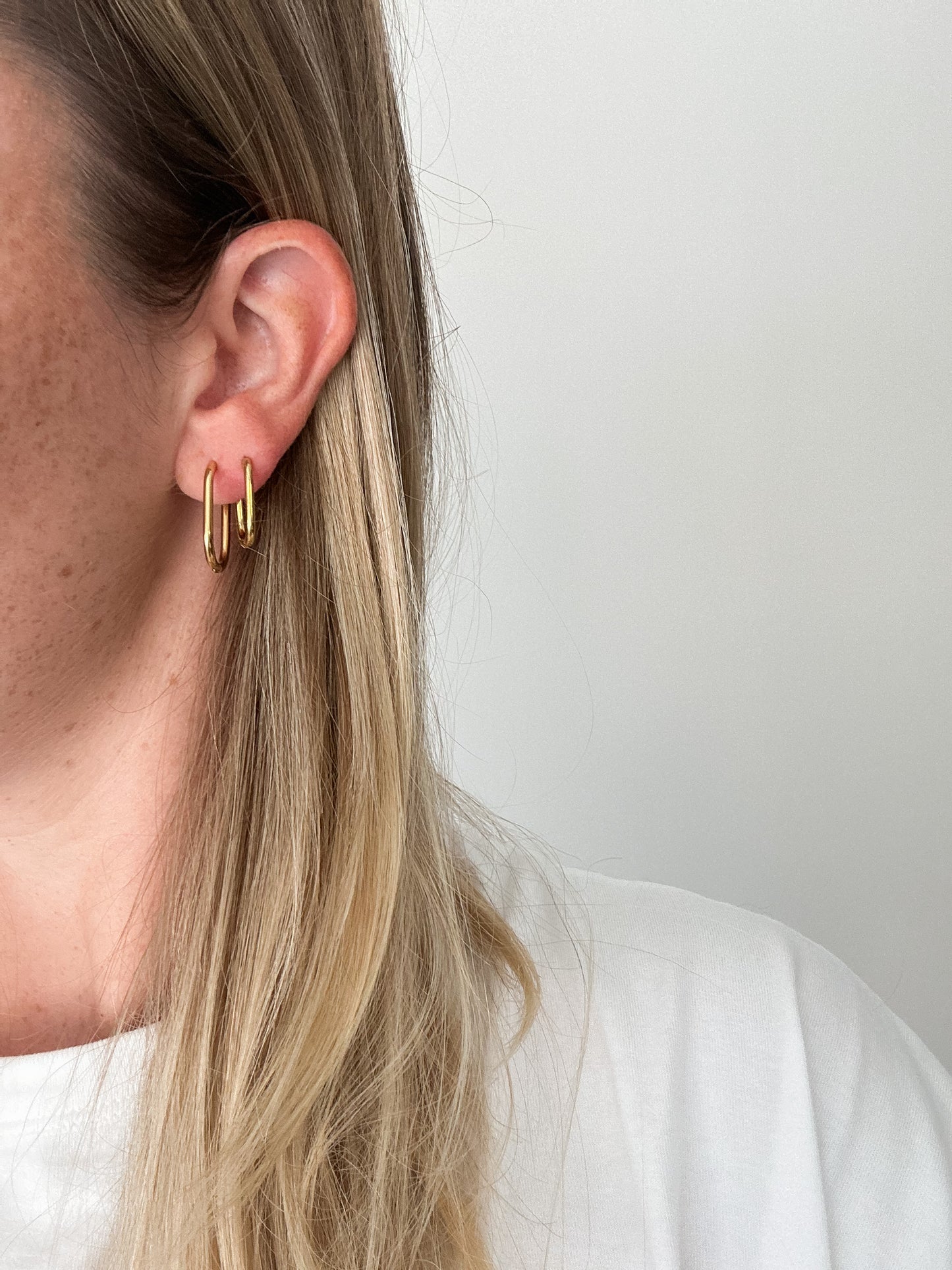 Oval hoops small