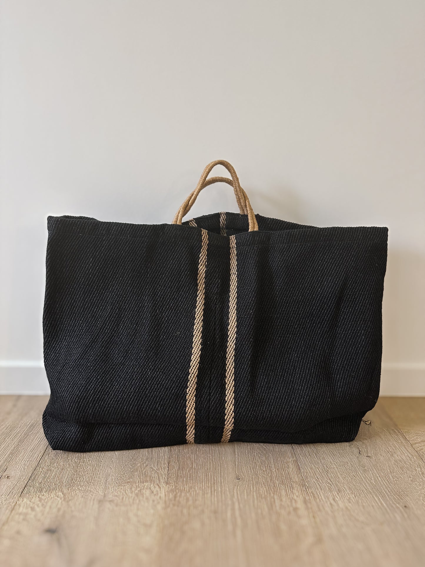 Jute bag black