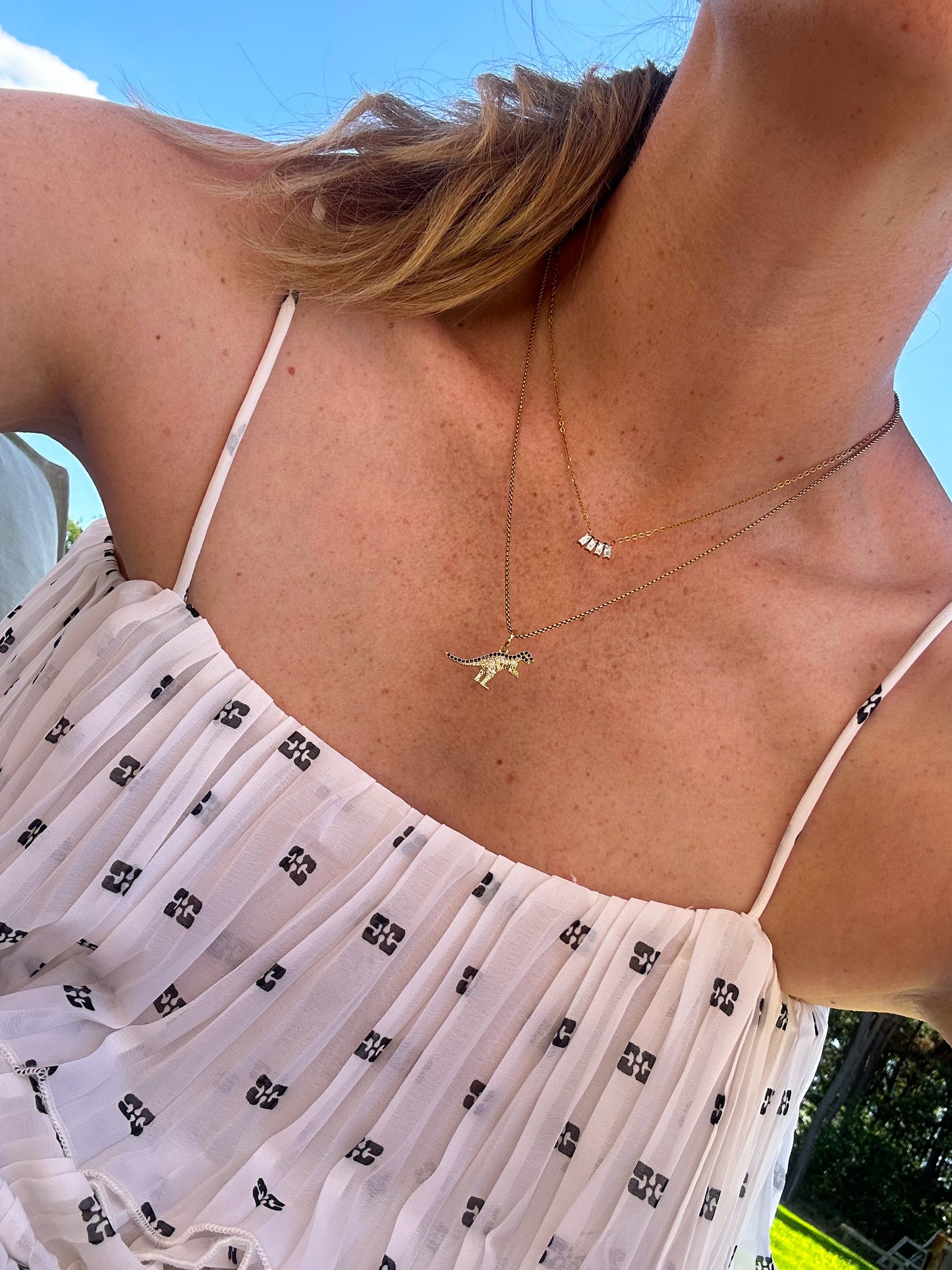 Dino necklace