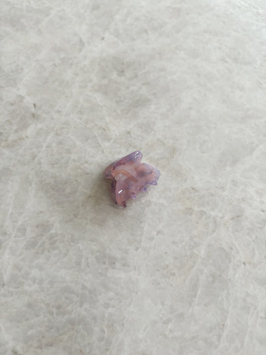 Mini hairclip - violet