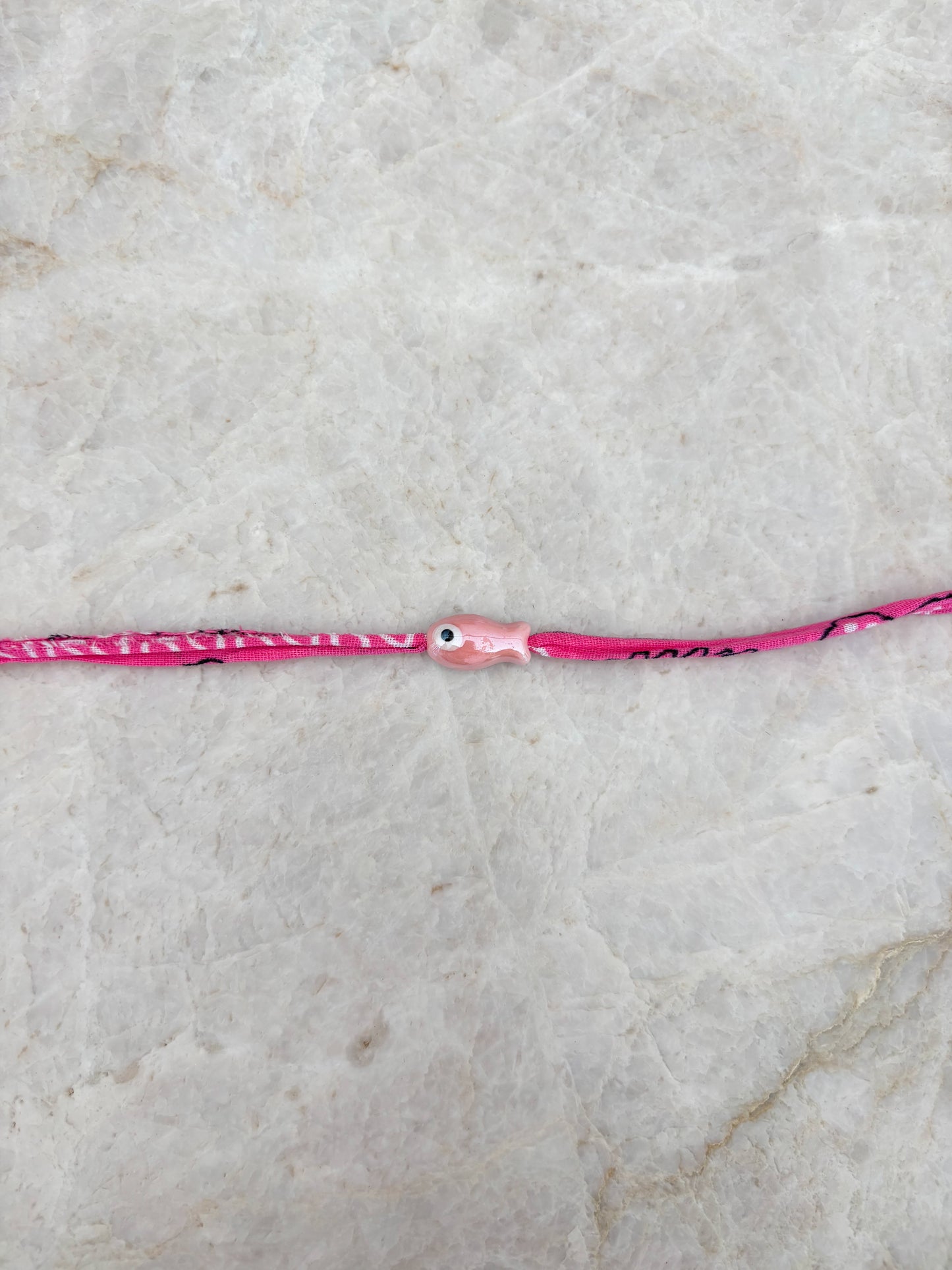 Vis armband - roze