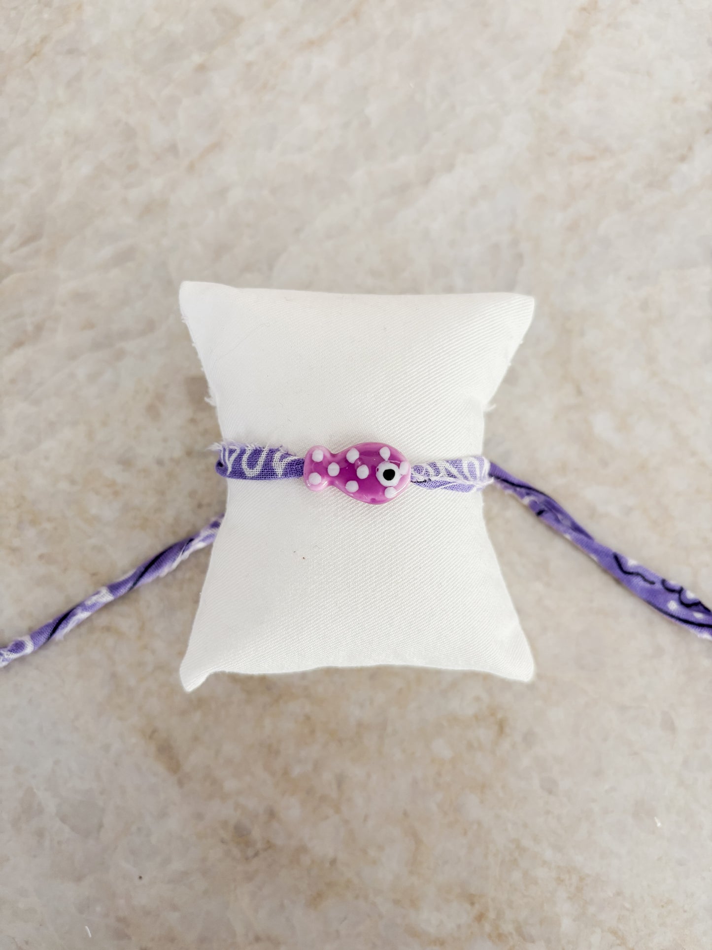 Fish bracelet - purple