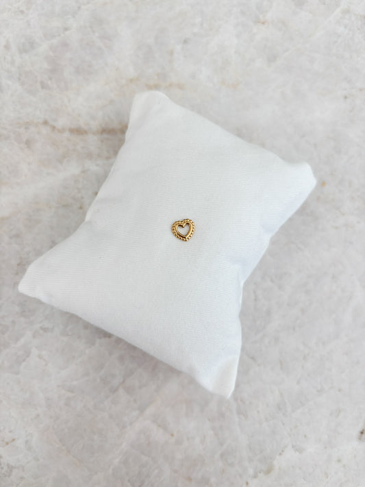 Heart earstud