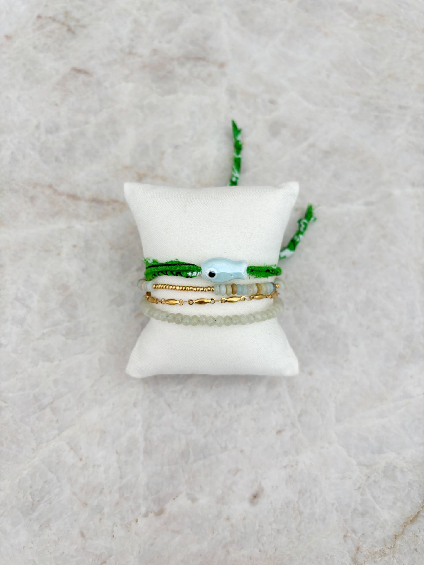 Vis armband - groen
