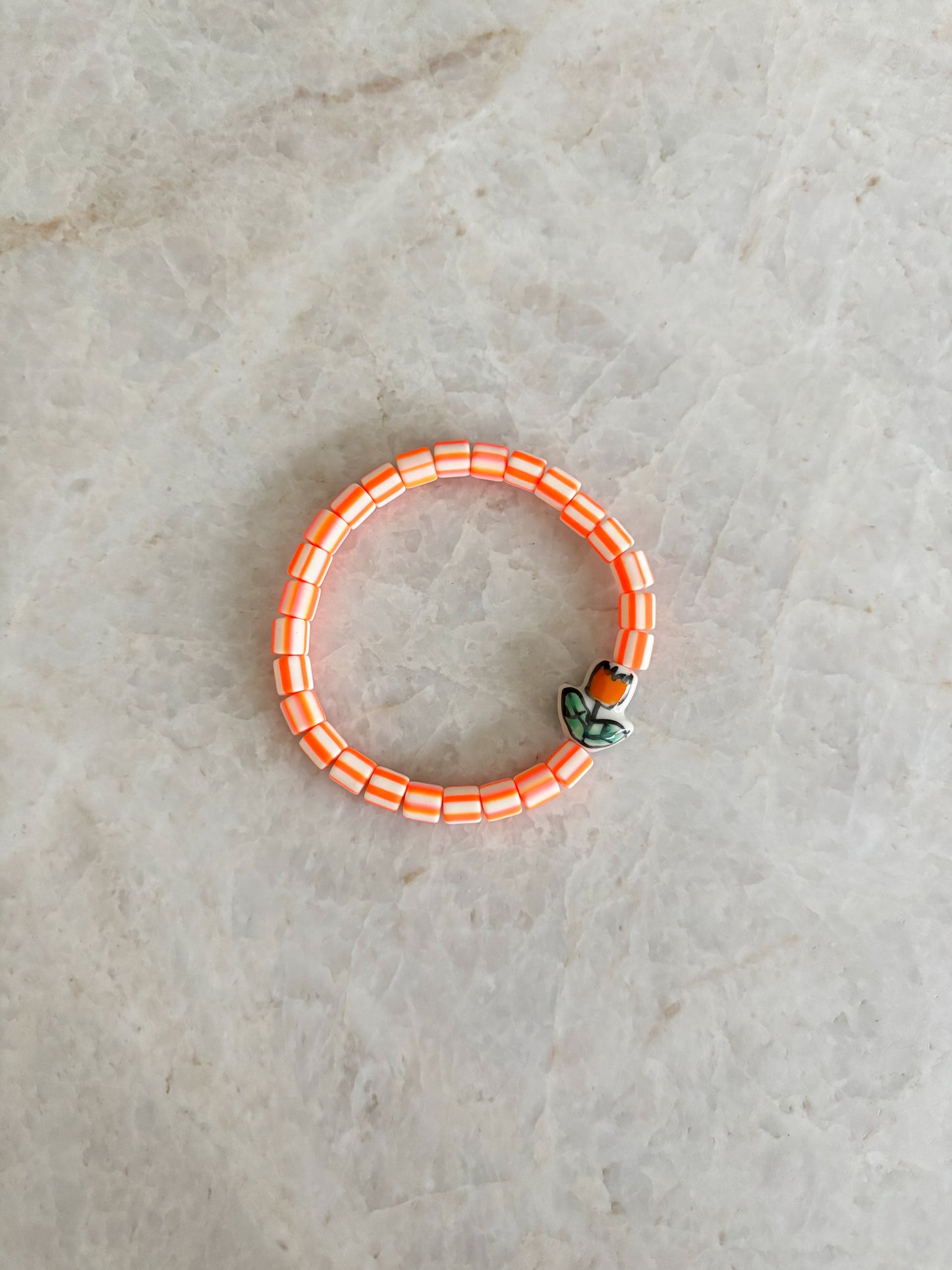 Tulip bracelet - orange