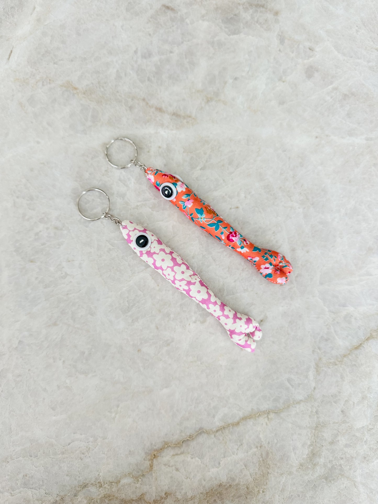 Keychain fish - pink