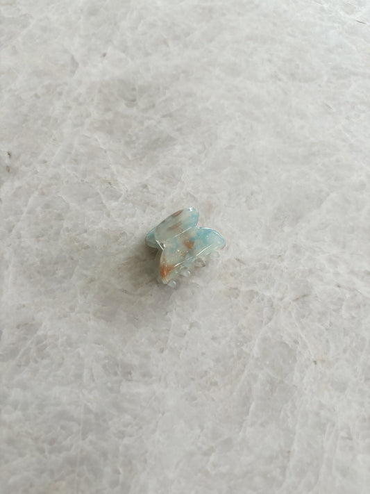 Mini hairclip - green