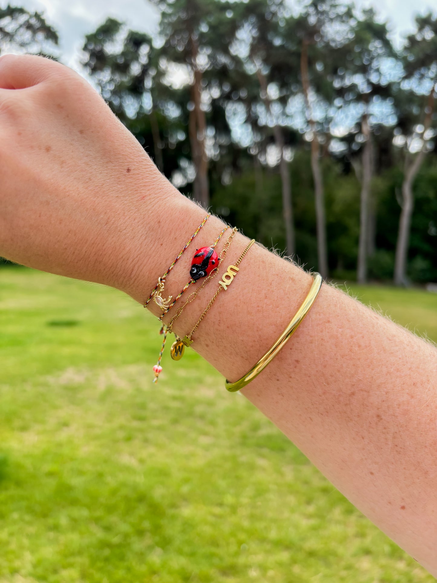 Ladybird bracelet
