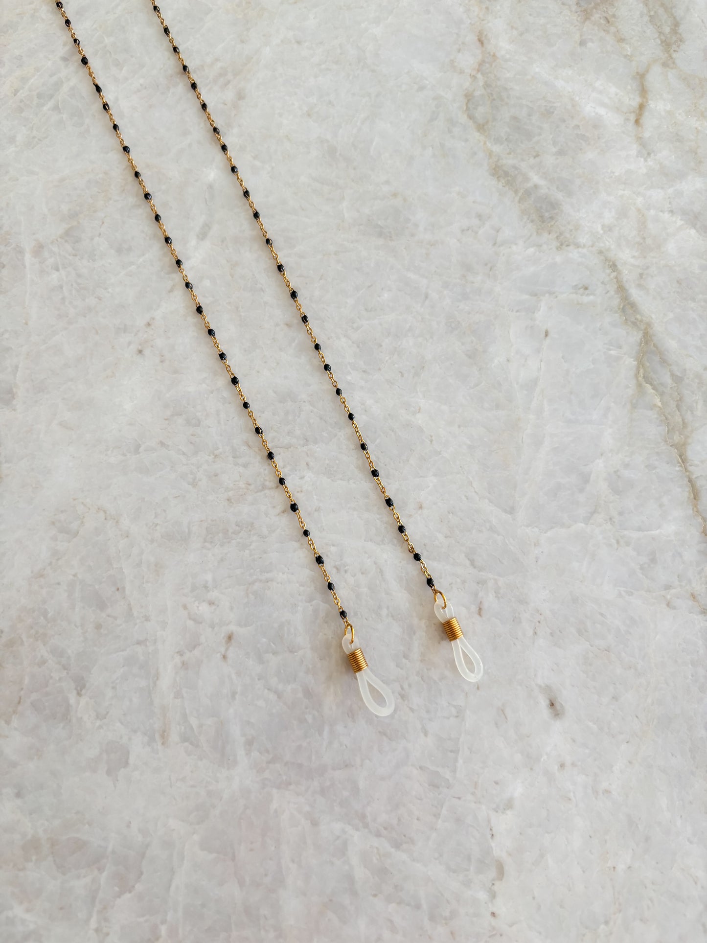 Brillenketting - goud/zwart