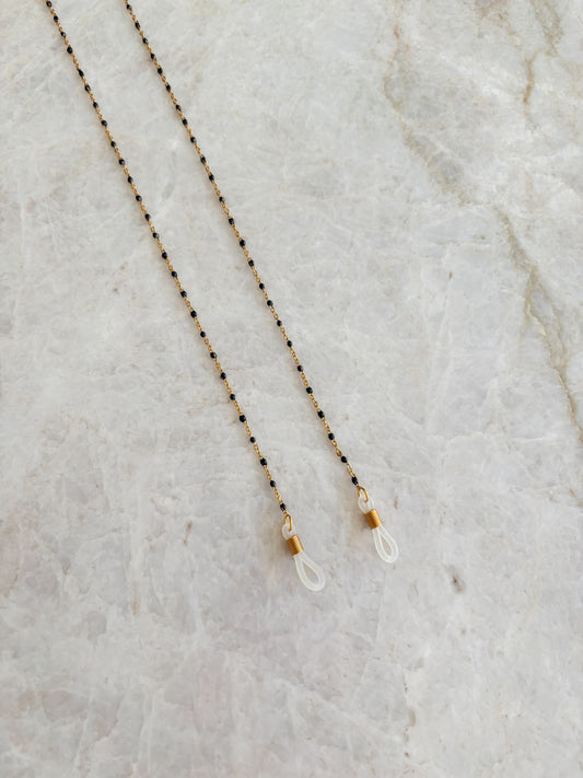 Brillenketting - goud/zwart