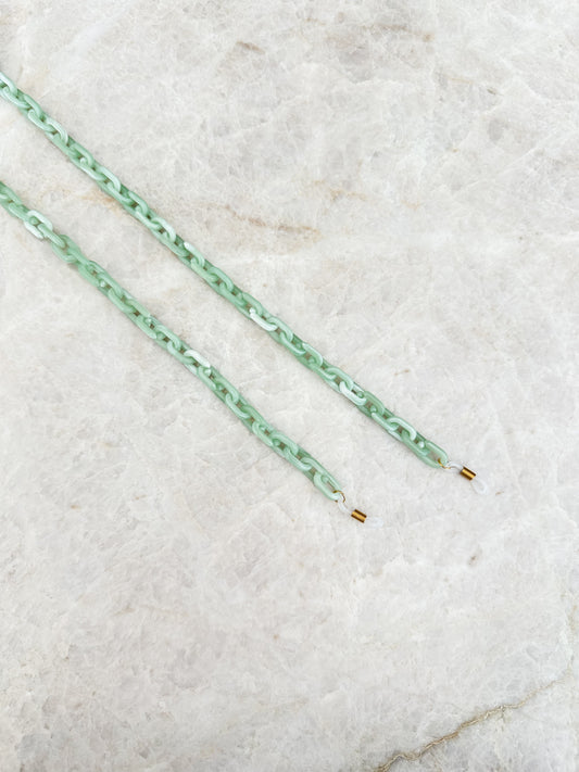 Brillenketting - muntgroen