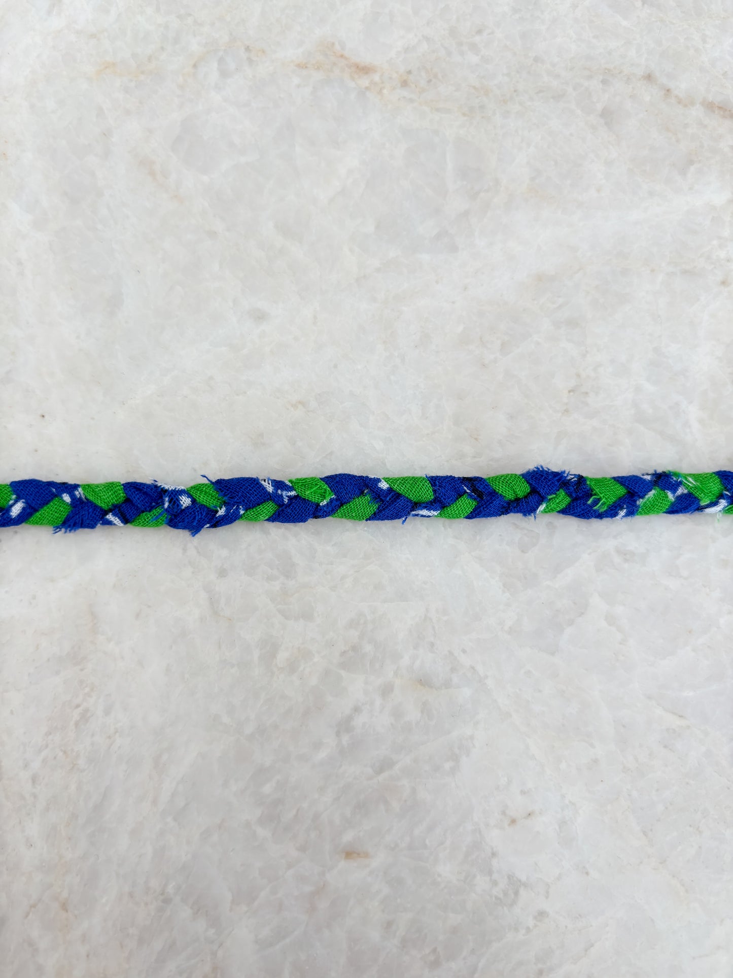 Bandana bracelet - blue/green