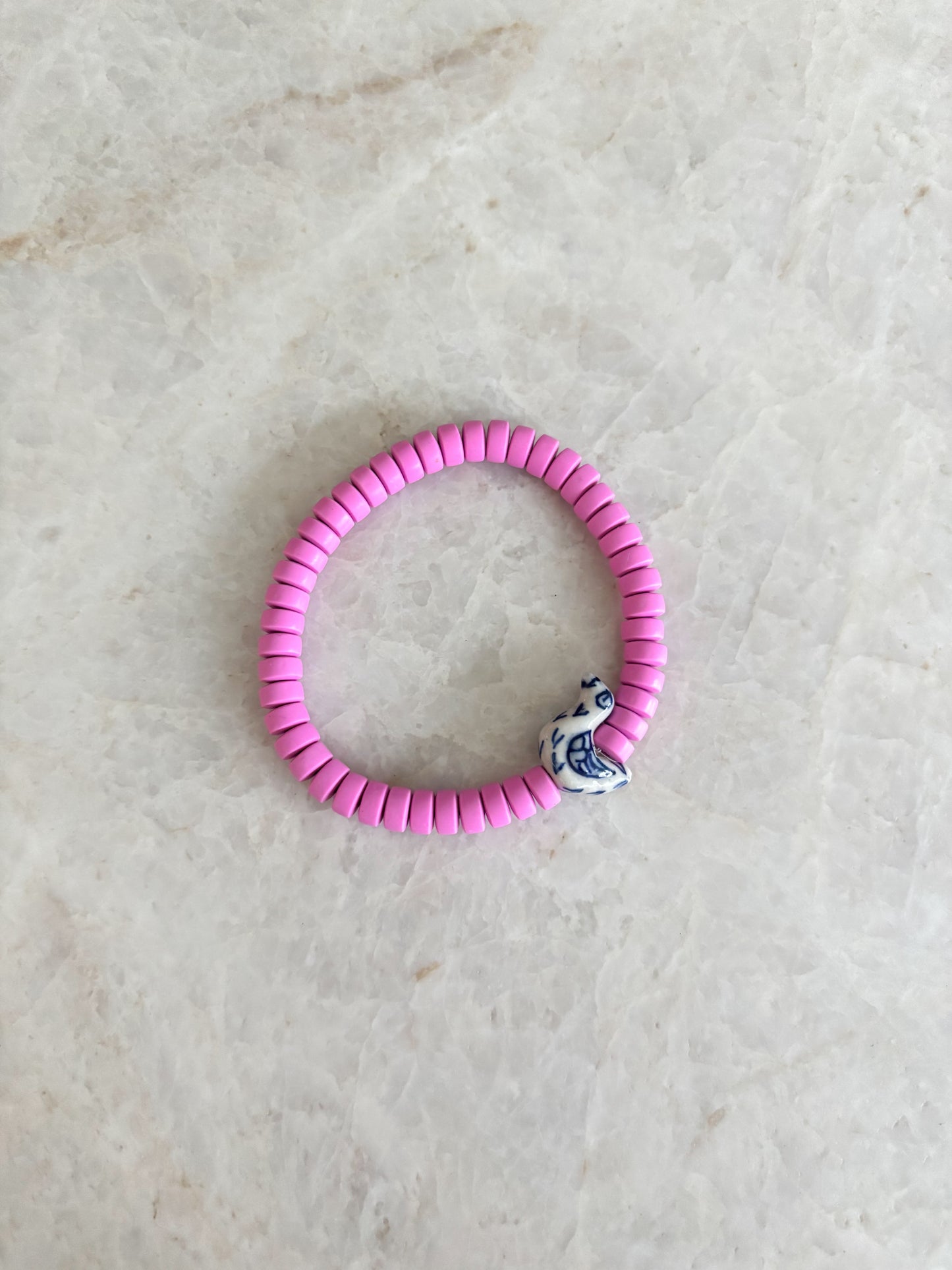 Duck bracelet - pink