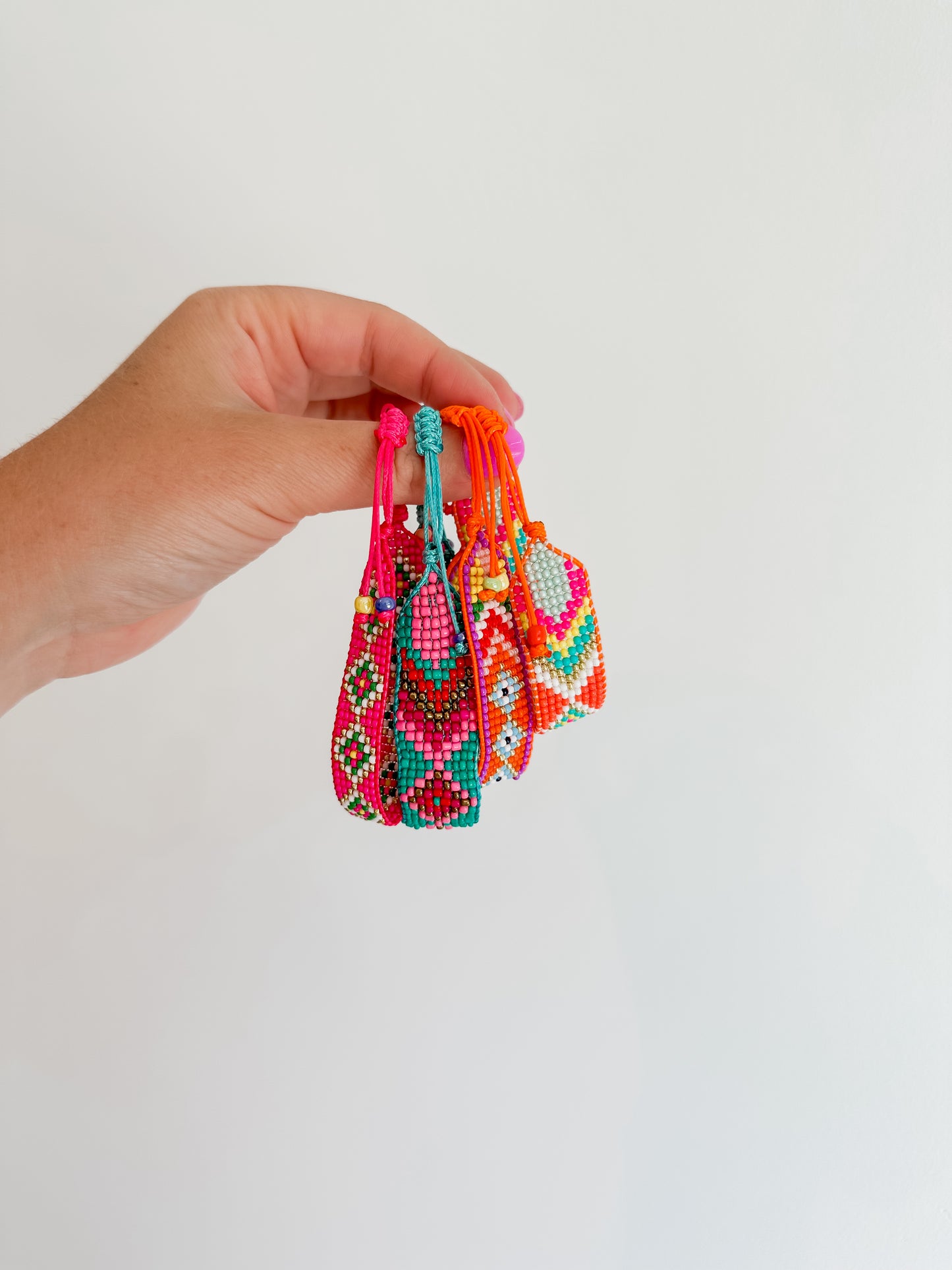Sunny side up bracelet - ocean blue/pink