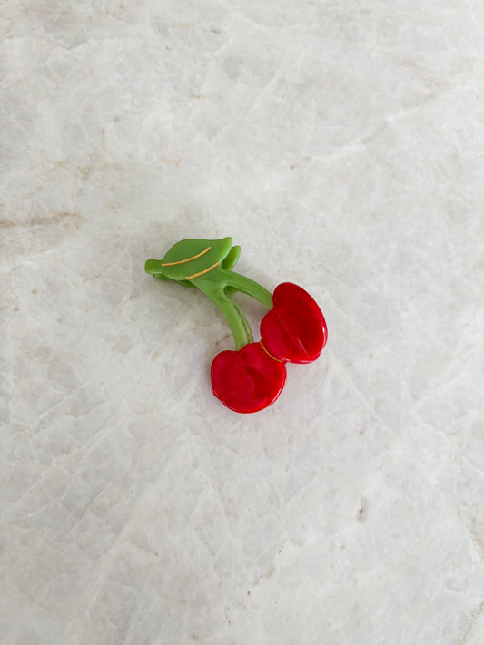 Cherry hairclip