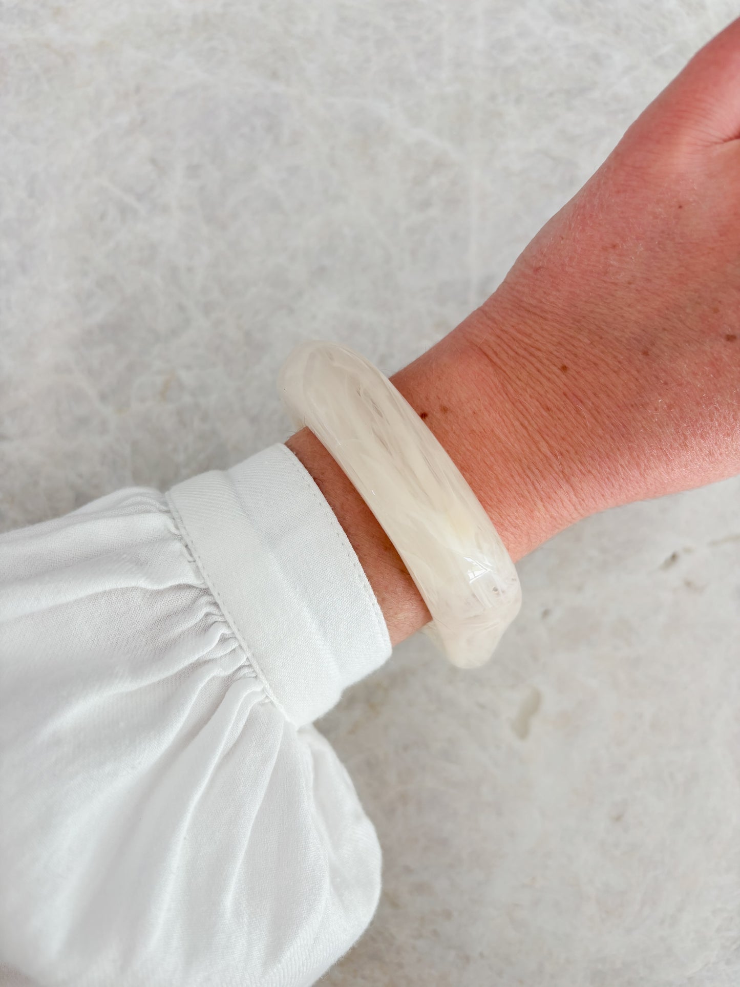 Noé armband - wit