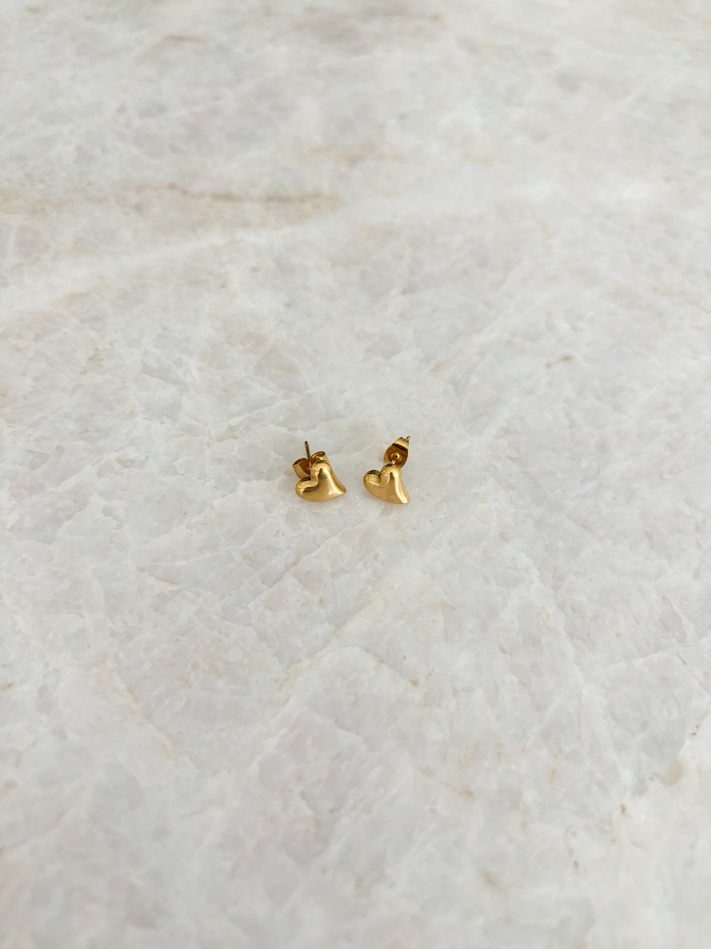 Small heart studs