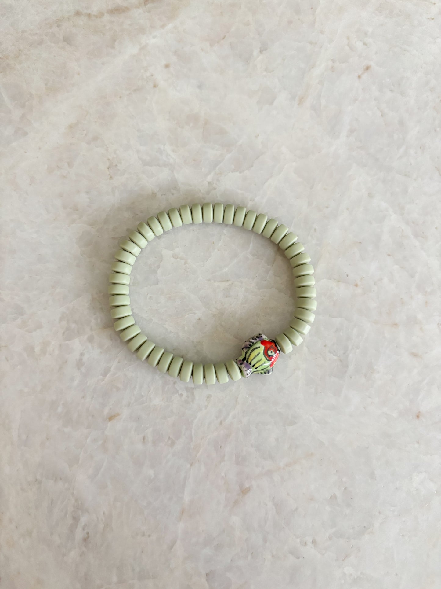 Fish bracelet - green