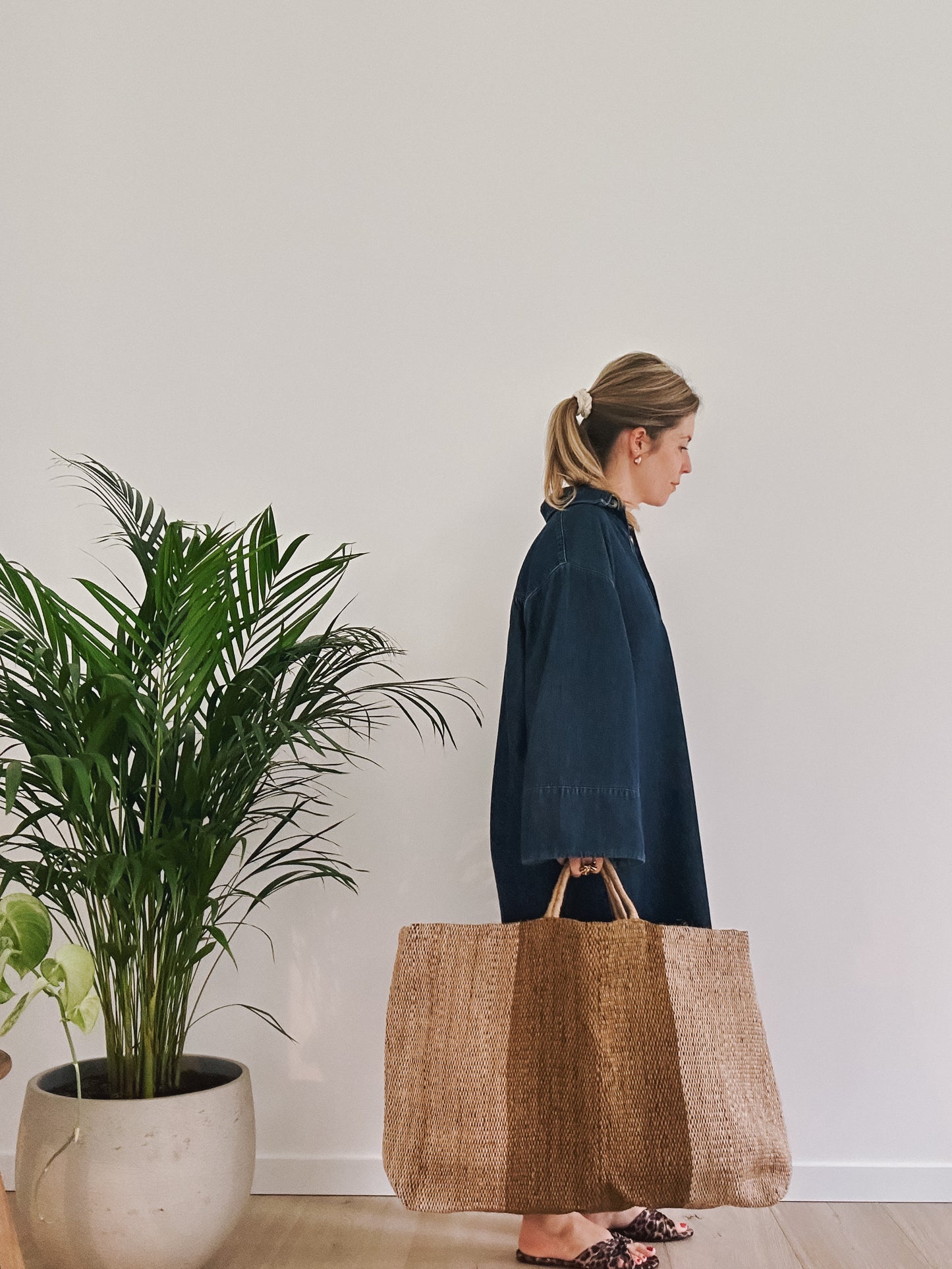 Jute bag olive