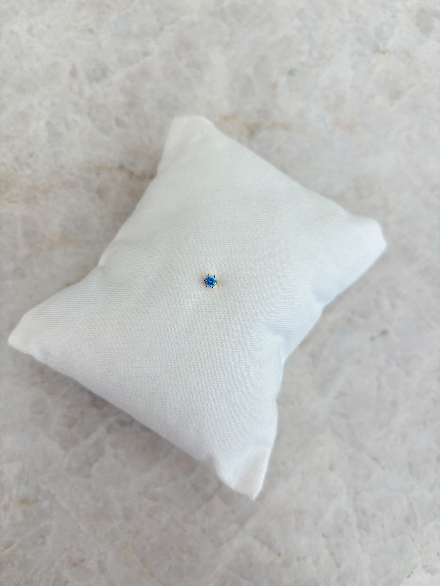 Dot earstud - blue