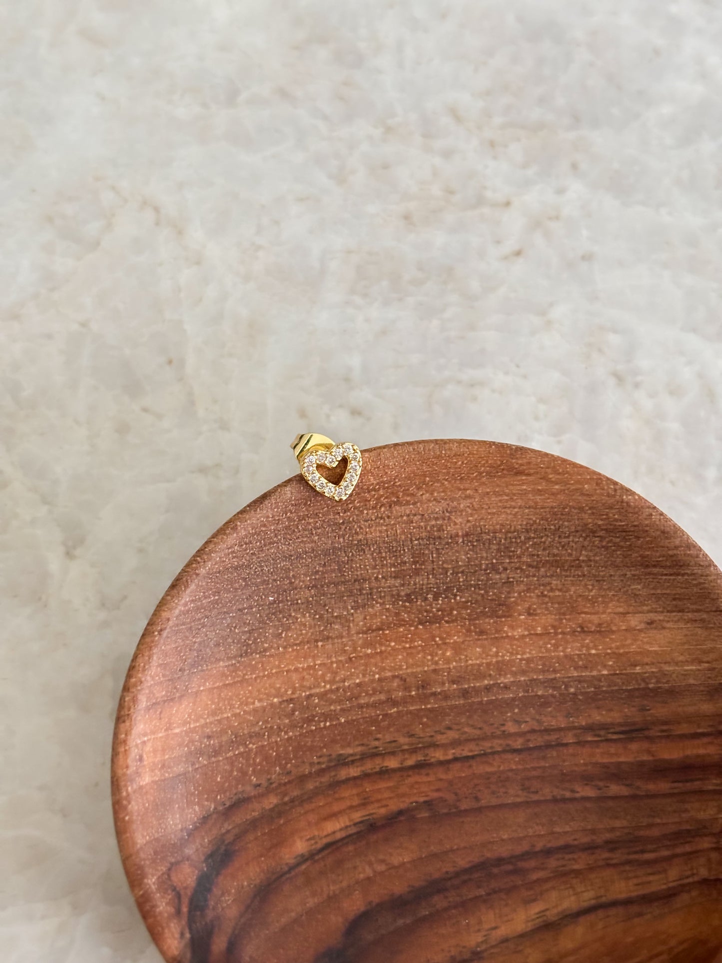 Heart stud