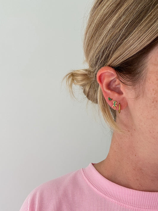 Lizard earstud