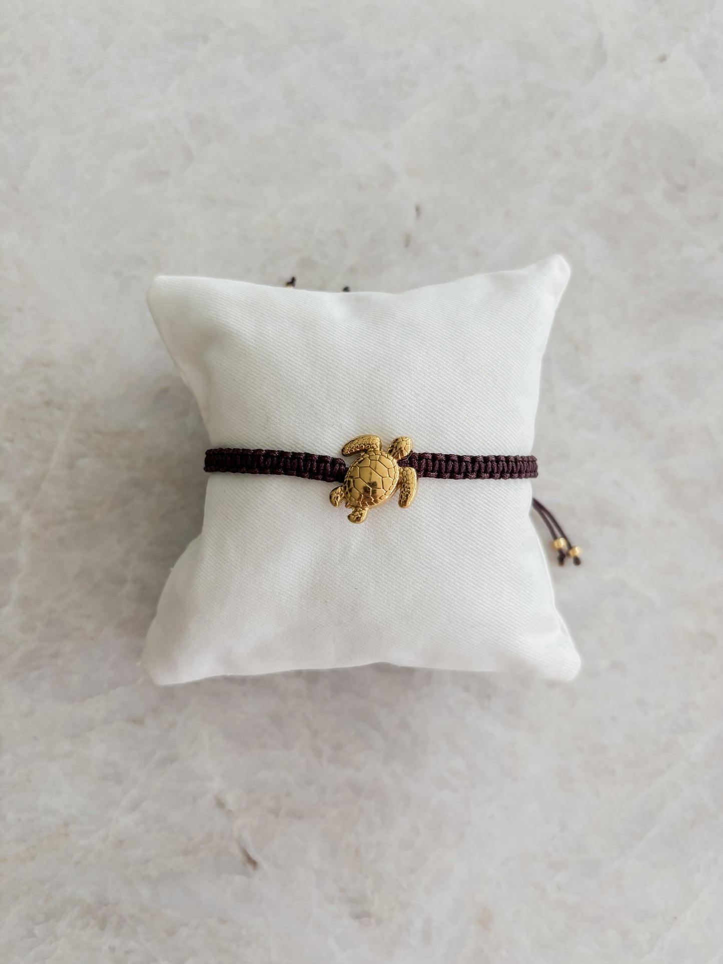 Turtle bracelet - brown