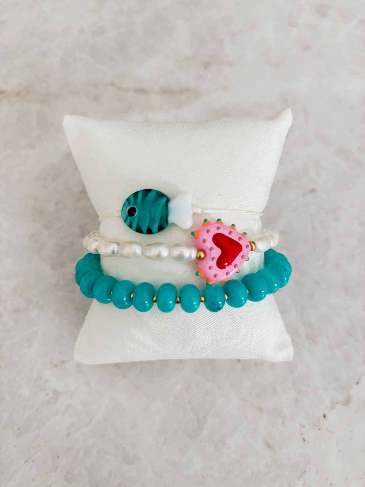 Fish bracelet - blue