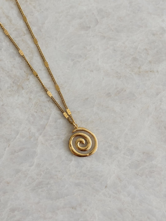 Spiral necklace