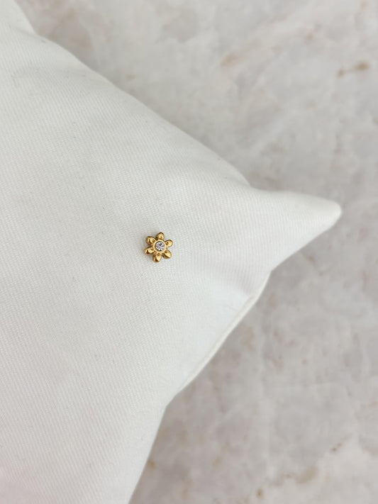 Mini flower earstud