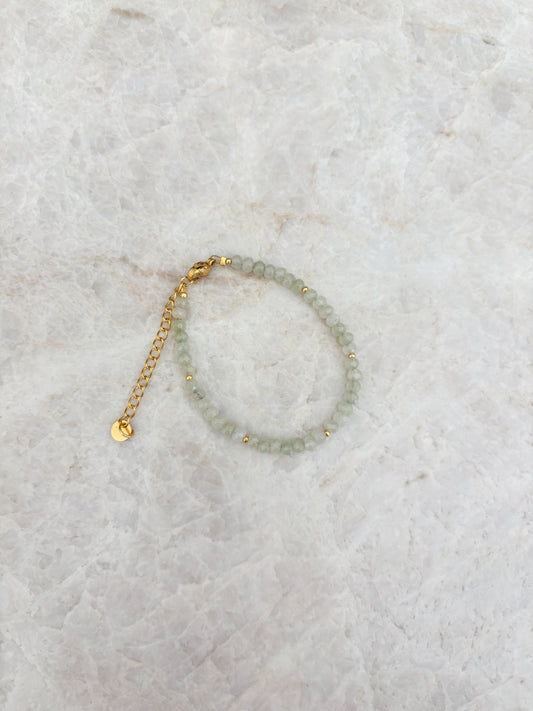 Facet armband - groen