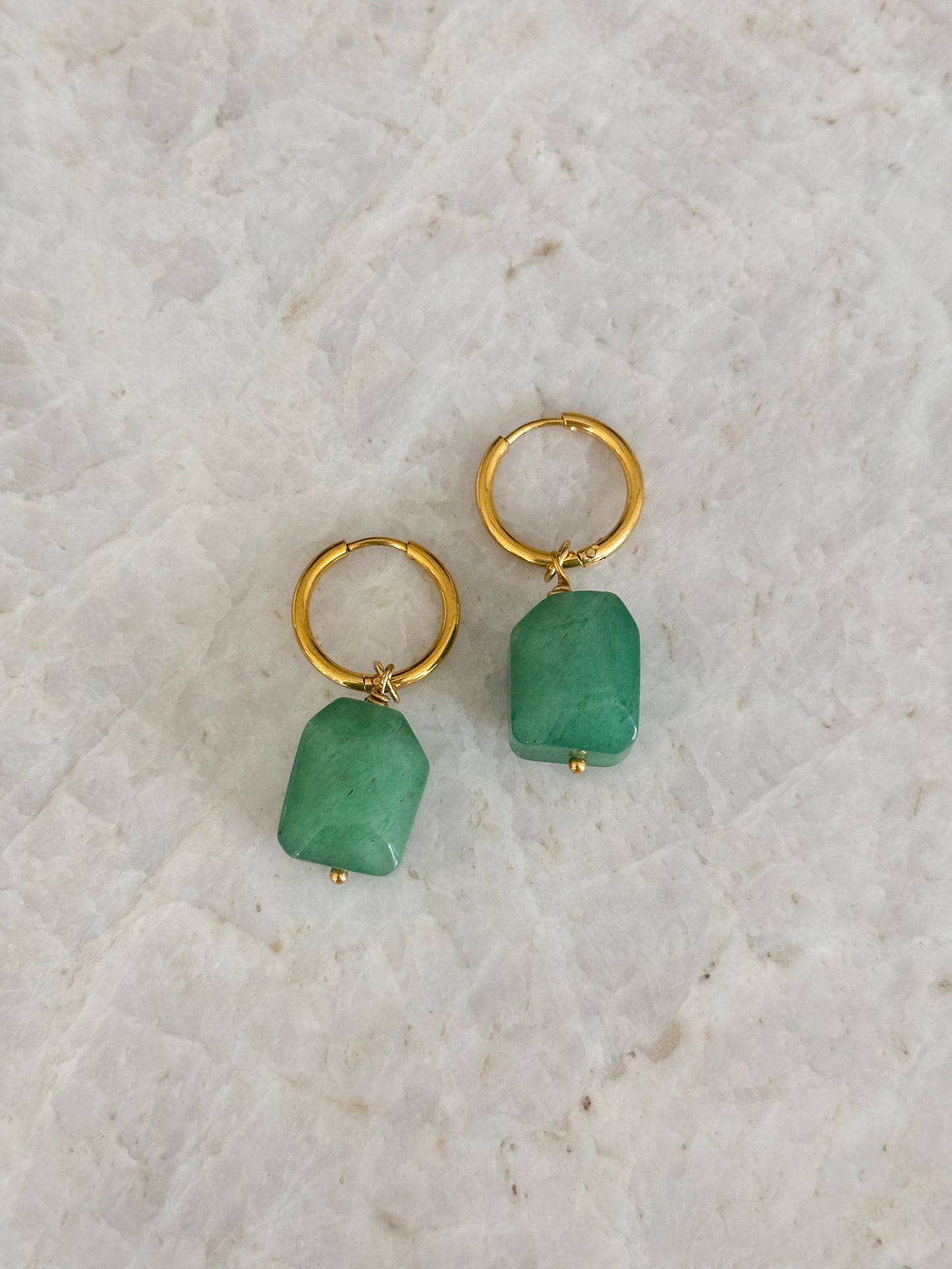 Malou hoops - green