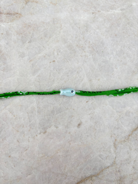 Vis armband - groen